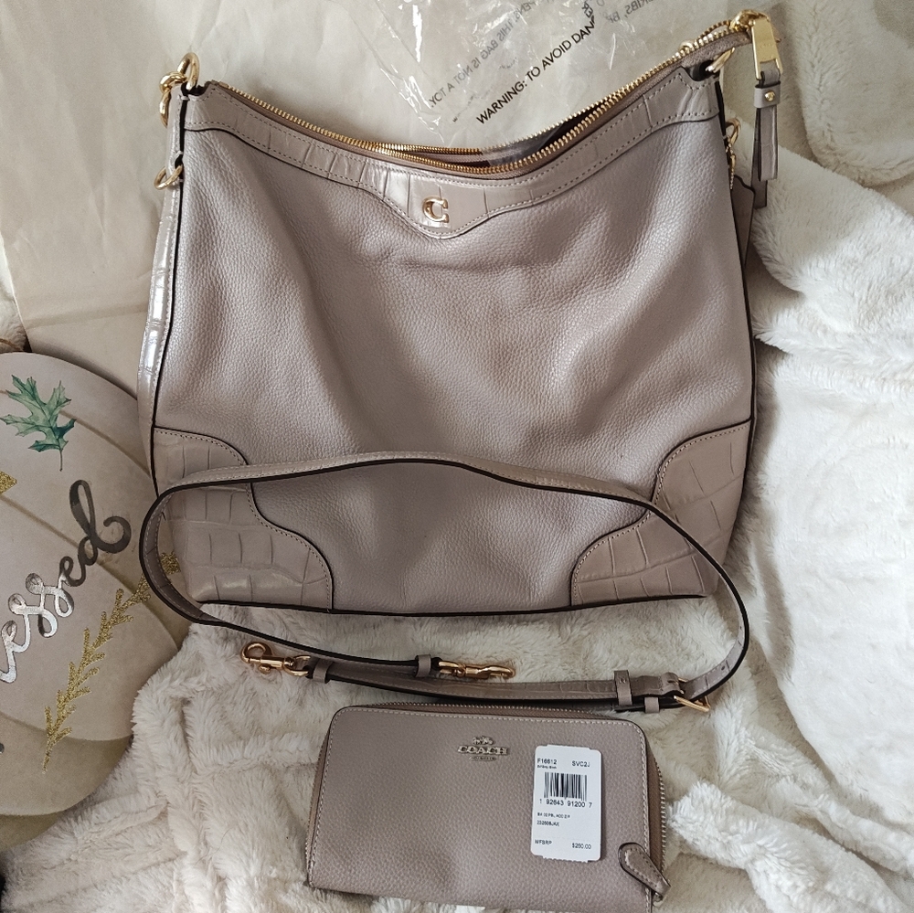 Grey Birch handbag and Wallet...MARKING ALL LISTINGS DOWN...THESE ARE PRISTINE!